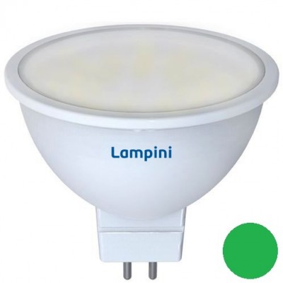 Λάμπα LED Spot MR16 4.5W 12V 105° Πράσινη 13-016245